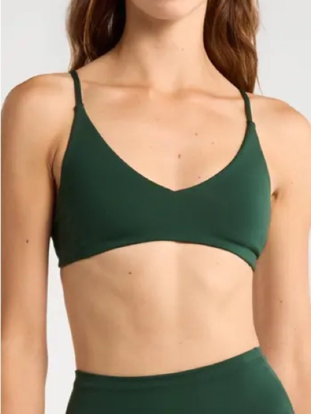 Left On Friday Sunday Swim Bikini Top Size XL Palm Green Swim Surf Beach